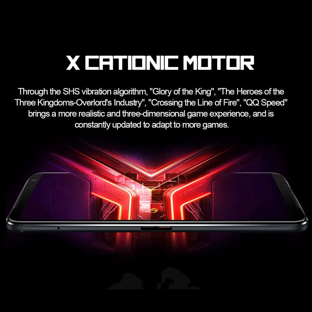 Global ROM Asus ROG Phone 3 5G Gaming Phone Snapdragon 865/865 Plus 6.59 Inch 144HZ Refresh Rate AMOLED 6000mAh 64MP Camera NFC