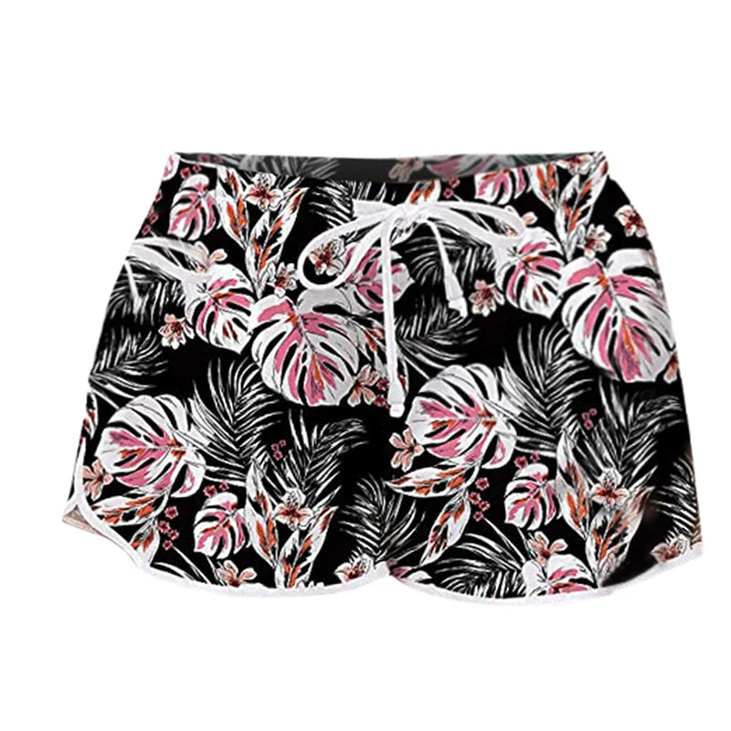 Woman Swim Shorts Women Summer Beach Gym Shorts Mujer Sexy Sport Loose Surf Swimwear Athletic Running Board Short Pant Quick Dry