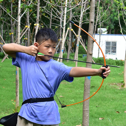 PIAOYU Three-color Children's Shooting Bow and Arrow Training Shooting and Hunting Outdoor Games Children's Bows and Arrows