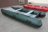 Truekit Quality 330/360/390/430cm Folding Inflatable Catamaran Boat 4 Persons High Speed Fishing Dinghy