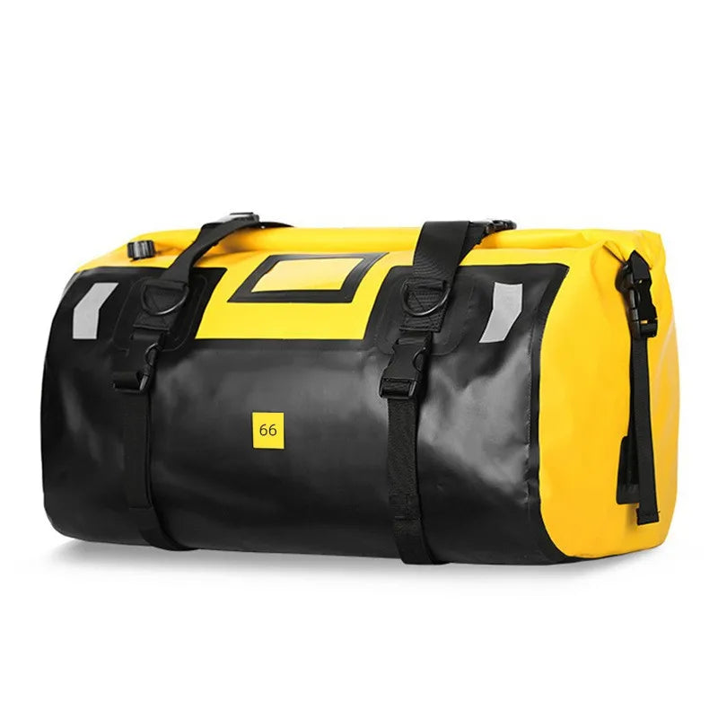 Large 40L PVC Waterproof Foldable Survival Backpack for Outdoor Camping Hiking Motorbike Bicycle 11mm Portable Convenient
