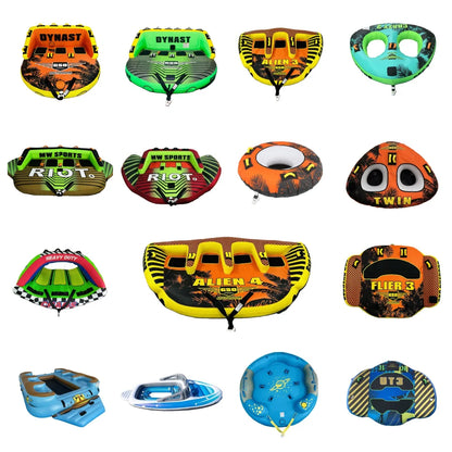 NOVA DT2 Factory Price Inflatable Water Ski Tube  Towable Inflatable Boat for Water Sports, Rental & Water Ski Recreation