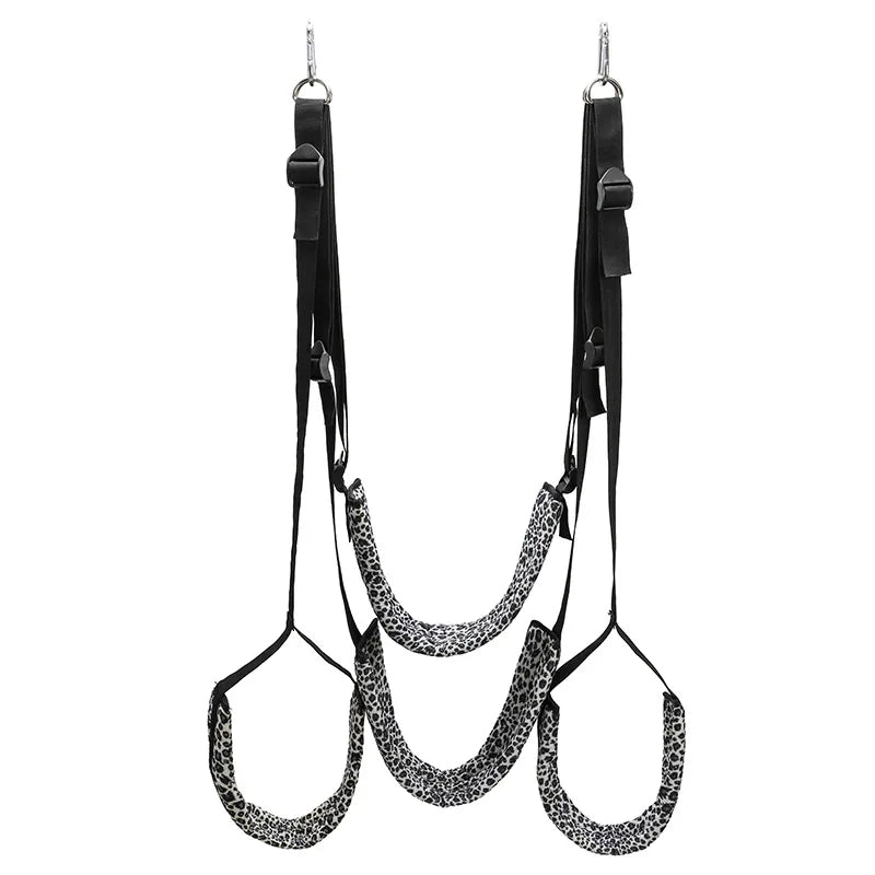 Sex Product Love Sex Swing 5-pad  Soft Material Hanging Door Swing Portable Thigh Restraint Sling Swing Sex Toys For Couple
