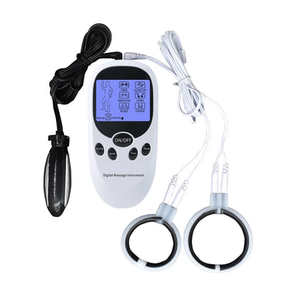 E-Stim Bdsm Toys Electro Stimulator Anal Shock Electro Sex Nipple Clamps Penis Ring Taser Electric Pad Sex Toys With Current