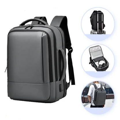 High Quality New Expandable Computer Backpack Large Capacity Travel Backpack for Mens Business Bag 17.3inch Backpack for Men