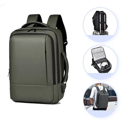 High Quality New Expandable Computer Backpack Large Capacity Travel Backpack for Mens Business Bag 17.3inch Backpack for Men