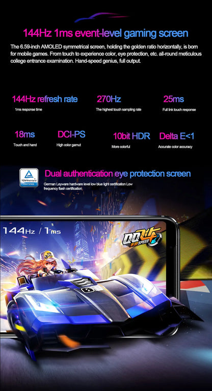 Global ROM Asus ROG Phone 3 5G Gaming Phone Snapdragon 865/865 Plus 6.59 Inch 144HZ Refresh Rate AMOLED 6000mAh 64MP Camera NFC