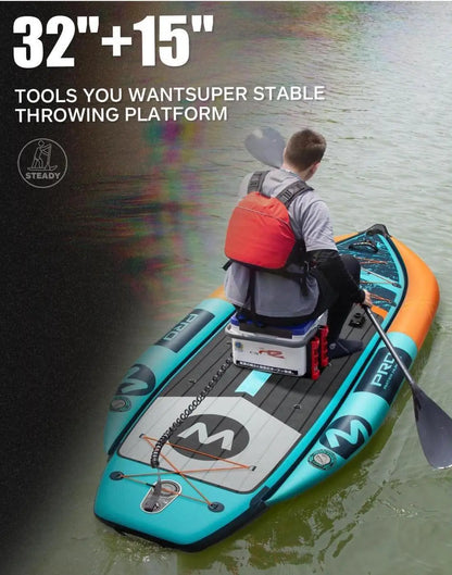 Popular Design Kayaks Ocean Waters Drop Stitch Material Inflatable Stand up Paddle Board Canoe Kayak Fishing Boat