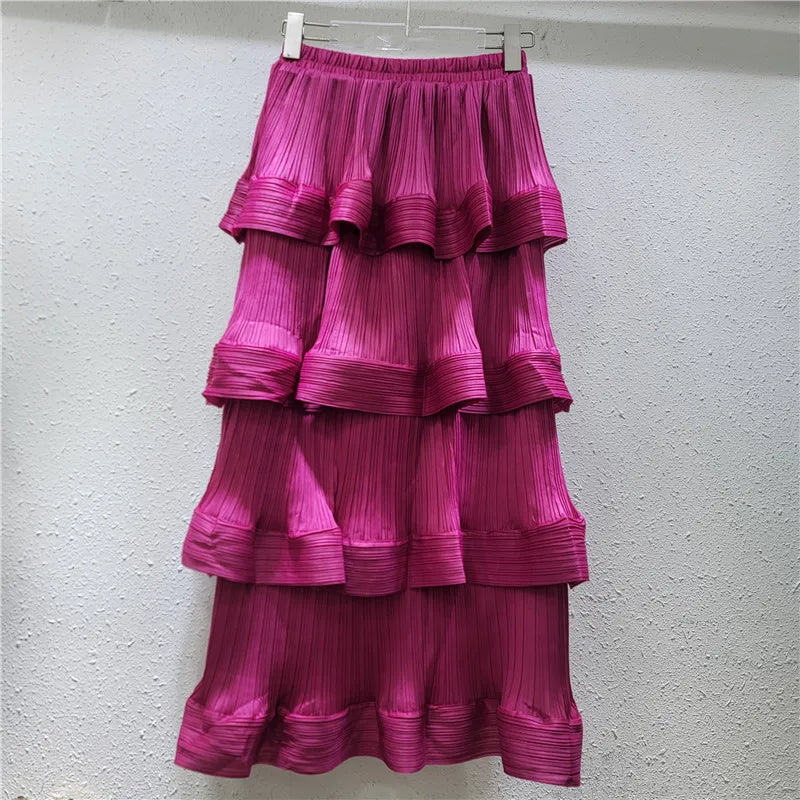 Boutique Wholesale 2026 Spring New Fashion Design with Elegant Temperament A-line Women's Skirt