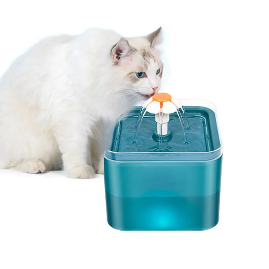 Pet Water Dispenser Automatic Pet Drinking Feeder Cat Water Fountain LED Water Level Display Cat Products