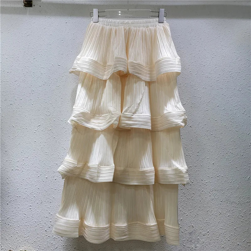 Boutique Wholesale 2026 Spring New Fashion Design with Elegant Temperament A-line Women's Skirt