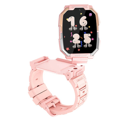 Gps Nero Bambini Intelligente Silicone Smart Personalizzato Logo Telefono Smartwatch Da Polso Intelligente 4G Orologio