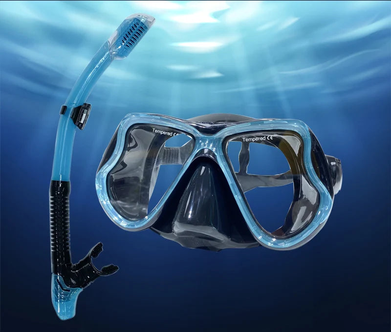 Diving Masks for Adults Snorkeling Breath Tube Set Glasses for Women Men Anti-slip Buckle Masks