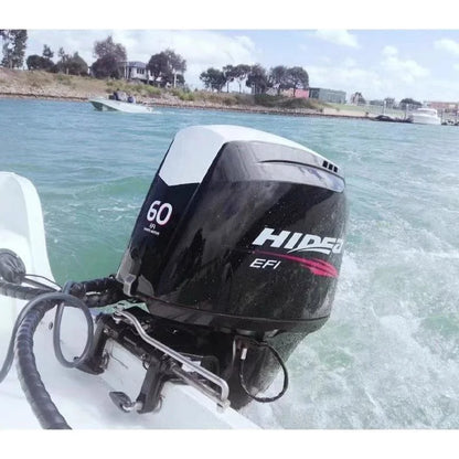 HIDEA Boat Engines Water Cooled 2 Stroke 9.8HP Outboard Motors Boat Accessory Super Power for Marine Fishing Boat Kayaks