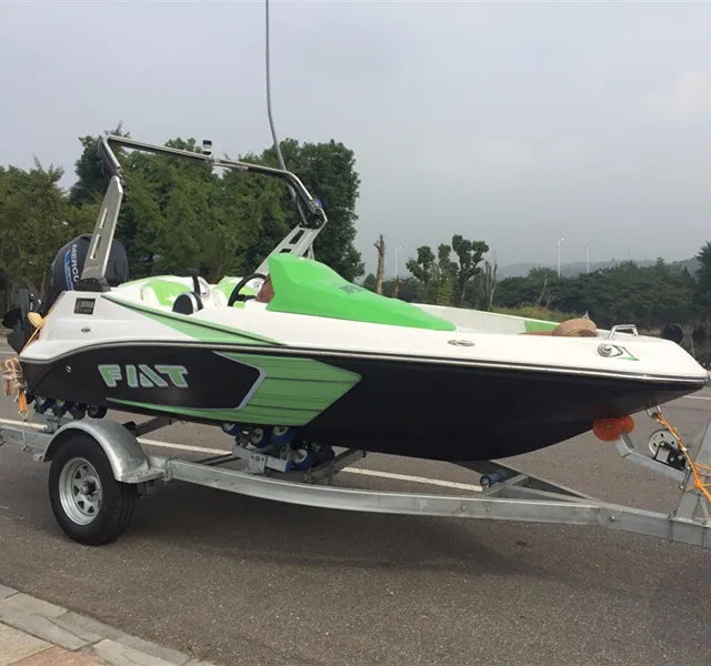 High Quality 16 FT 4.8 M Fiberglass Small Outboard Jet Ski Boat