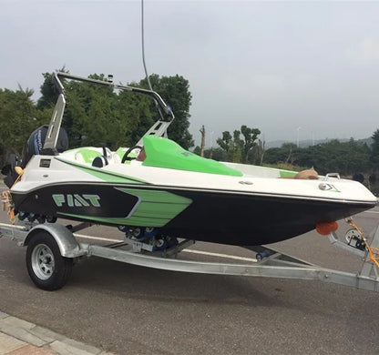 High Quality 16 FT 4.8 M Fiberglass Small Outboard Jet Ski Boat
