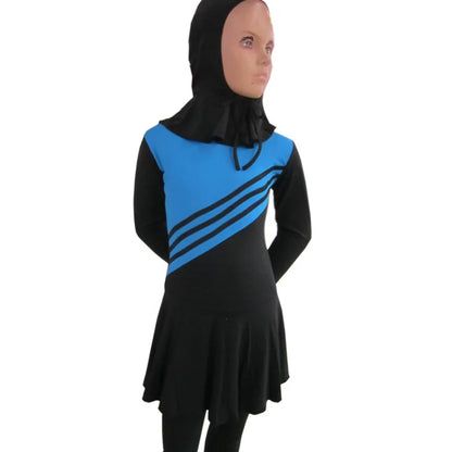 Adult Swim Wear Beachwear Full Piece Swimsuit Women Islamic Swimwear Children Swimsuit