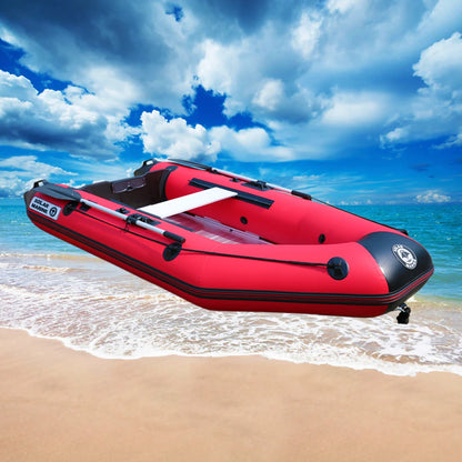 Custom logo Solar Marine 4 Person PVC Inflatable Aluminum Floor Flood Rescue Boat for Sell