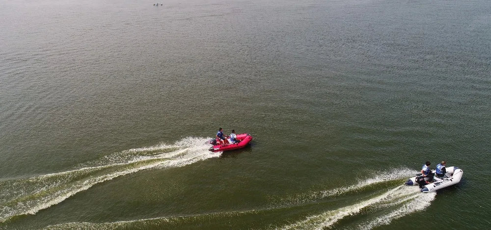 Custom logo Solar Marine 4 Person PVC Inflatable Aluminum Floor Flood Rescue Boat for Sell