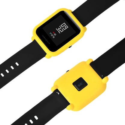 FIFATA Colorful Protective Silicone Soft Case For Huami Amazfit Bip Youth Watch Camouflage Soft TPU Case For Amazfit Watch cases