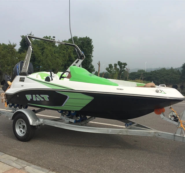 High Quality 16 FT 4.8 M Fiberglass Small Outboard Jet Ski Boat