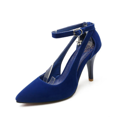 Shoes Woman 2017 New Arrival Wedding ladies high heel shoes Fashion Sweet Dress pointed toe Women Shoes Pumps Big size 28-54 E-1