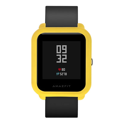 FIFATA Colorful Protective Silicone Soft Case For Huami Amazfit Bip Youth Watch Camouflage Soft TPU Case For Amazfit Watch cases