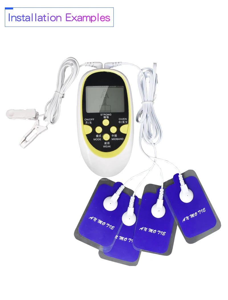 E-Stim Bdsm Toys Electro Stimulator Anal Shock Electro Sex Nipple Clamps Penis Ring Taser Electric Pad Sex Toys With Current