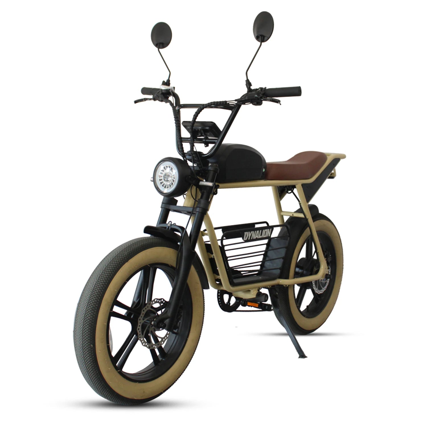 Dynalion 48V 750W 1000W Velo Electrique Retro Dirt Road E Bike Fat Bike Electric Dynalion Ready to Ship Stock Ebike