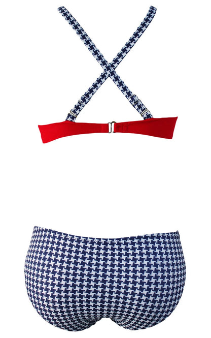 Stripe Swimsuits Women 2021 Low Waist Bikini Set Push Up Two Piece Swimwear Women New Print Bathing Suit Female Brazilian Bikini