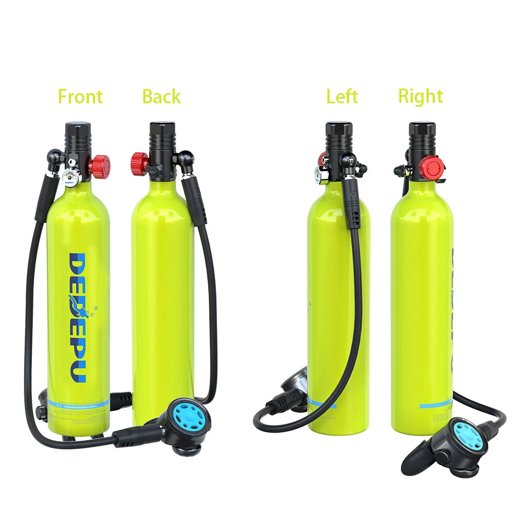 2022 New Arrival Underwater Breath Portable Mini Scuba Diving Tank Spare Air Cylinder 1L Mini Scuba Tank