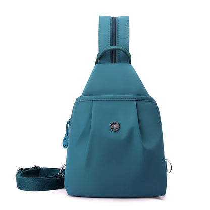 Mini Waterproof Anti-theft Women's Chest Bag 2025 New Simple Versatile Fashion Oxford Cloth Casual Small Mini Women's Backpack