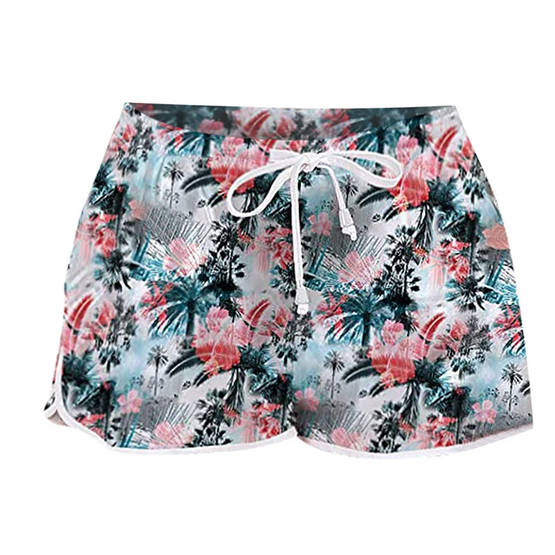 Woman Swim Shorts Women Summer Beach Gym Shorts Mujer Sexy Sport Loose Surf Swimwear Athletic Running Board Short Pant Quick Dry