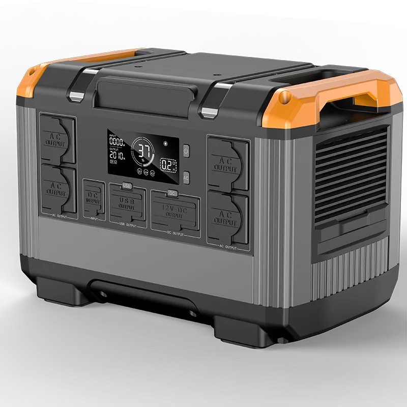 Outdoor Camping Solar Energy Charger 2400W Lifepo4 Battery Backup Portable Power Station Solar Generators
