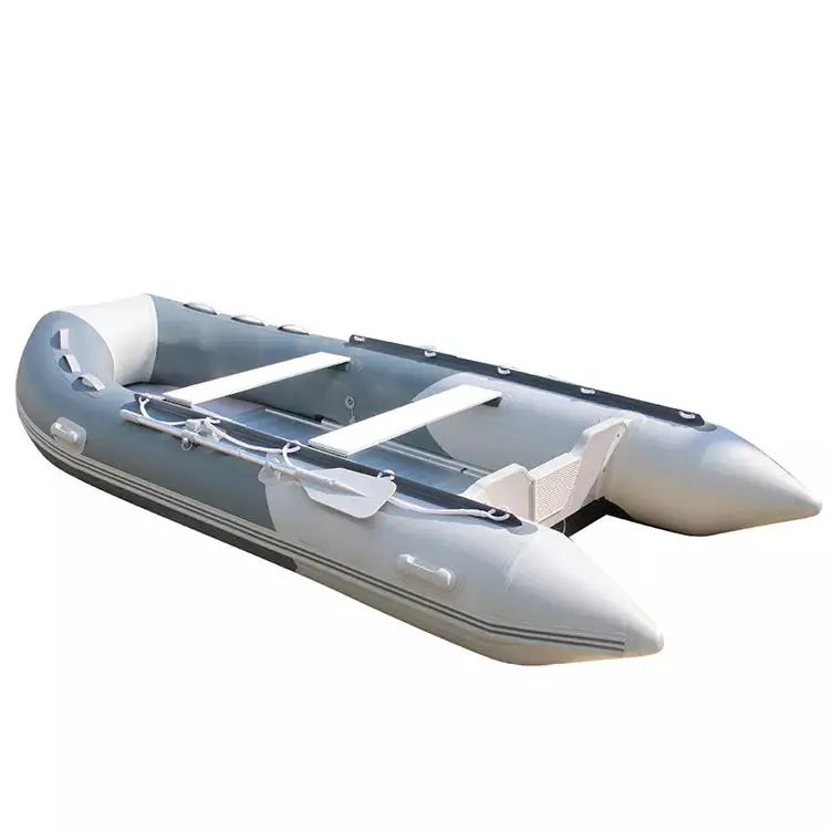 3m 3.2m Pvc Aluminum Floor Inflatable Boats Heavy Duty Fishing Boat With Outboard Motor for 3 Person