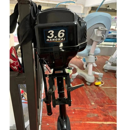 China Cheap 3.6HP 2 Stroke HANGKAI Outboard Engines Water Cooled Gasoline Motor for Boat Sale