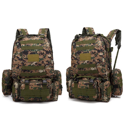 Camouflage Tactical Bag Combination Heavy Climbing Bag Large Capacity Outdoor Hiking Fitness Backpack