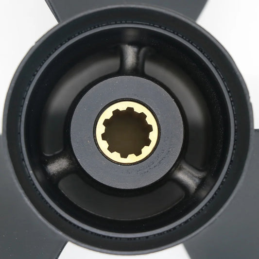 Propeller 9.9x14 for Tohatsu Outboard Engines MFS25B MFS30B Aluminum 10 Tooth Spline RH 349B64529-1