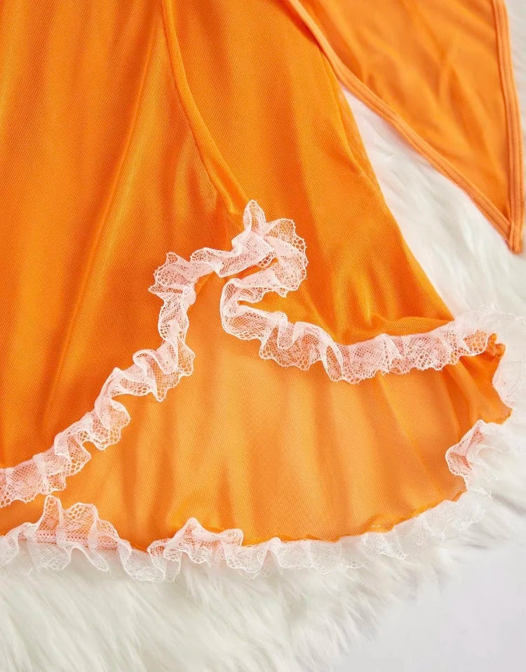 High Quality Comfortable Nightgown Sexy Hot Intimate Lingerie for Women Comfortable Skin-Friendly Lace Decoration ODM