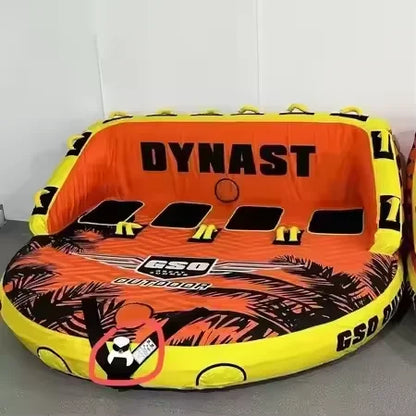 Factory Price 4 Person Towable Power Inflatable Water Ski Tube Sports Rope Water Sport Board for Outdoor Water Games for Sale
