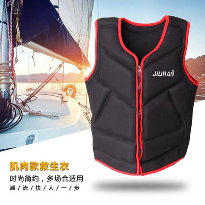 Neoprene Foam Swim Vest Women's Surfing Life Vest Adult Swimwear Drifting Life Jacket for Woman Swimming Survival Jackets