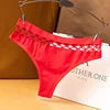 High-Waisted Ladies Seamless Underwear Panties Sexy Lace Panties Lingerie Plus Size Mature Women Hollow  Solid Affordable