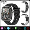 LIGE BWZ85Max 3 Straps GPS Track Smart Watch for Men NFC Gesture Control Fitness Tracker Voice Assistant Answer Call SmartWatch