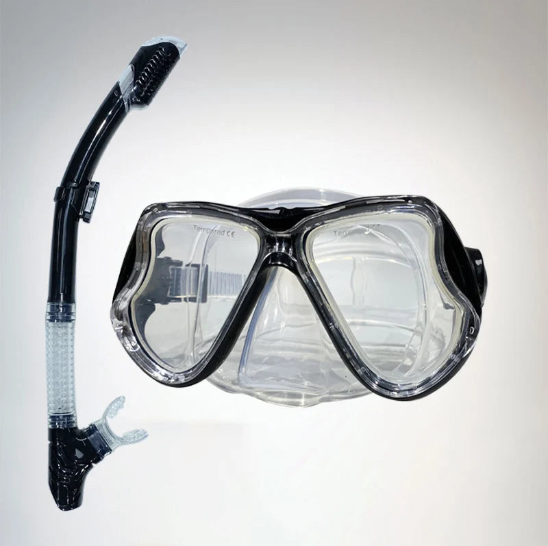 Diving Masks for Adults Snorkeling Breath Tube Set Glasses for Women Men Anti-slip Buckle Masks