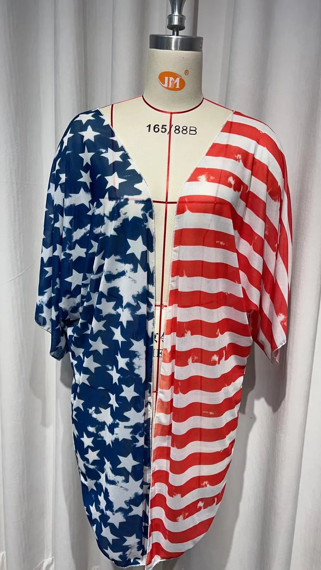 Factory Sexy Bikinis Women Swimwear Swimming Beach Wraps Flag Printed Scarf Beach Wear Cardigan Ladies Summer Sundress Cover up