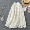 Boutique Wholesale 2025 Spring New Fashion Retro High Waist Versatile Slimming A-line Elegant Women's Half Skirt