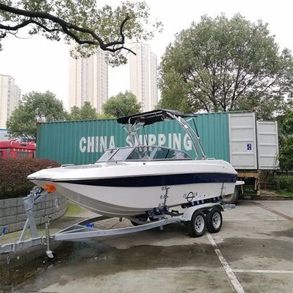 High Quality Side Console Small Sport Speed Fiberglass Fishing Boat for Wholesale