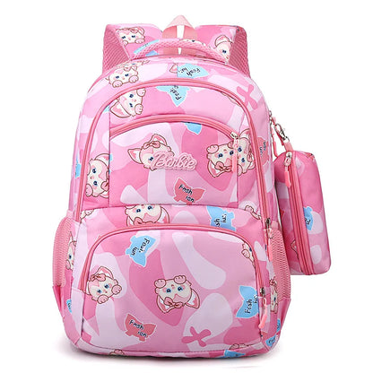 Two-Piece Fashionable Korean Backpack for Junior Senior High School Students Cross-Border Foreign Trade for Primary Campus Use