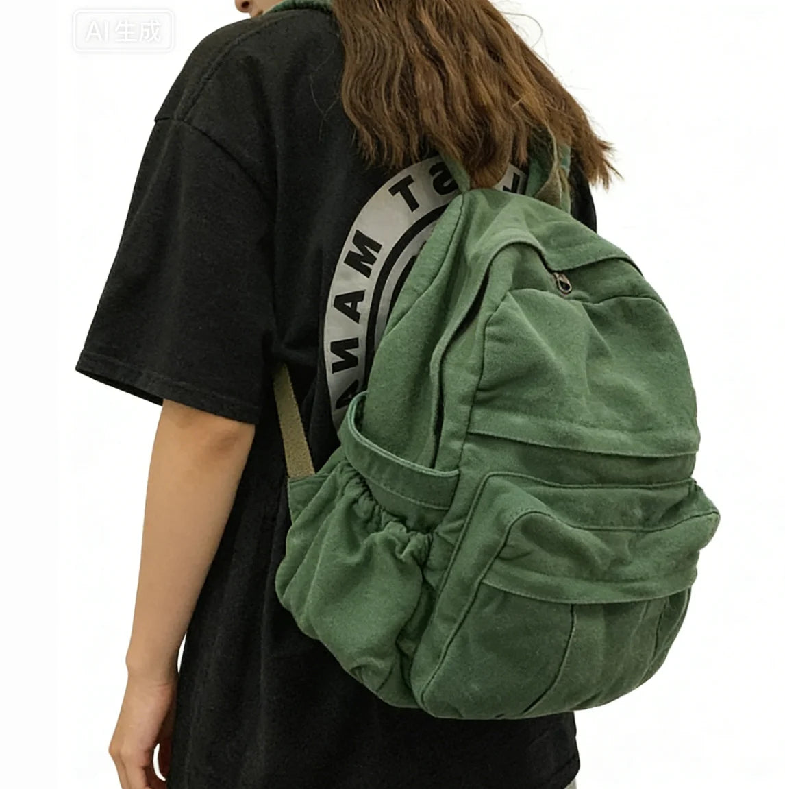 Latest Design Retro Custom Logo Canvas Unisex Outdoor Waterproof Travel Backpacks for Students