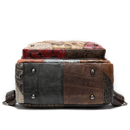 Marrant Genuine Leather Vintage  Girls Backpack High-quality Large-capacity Woman Backpack Luxury Leather Backpack